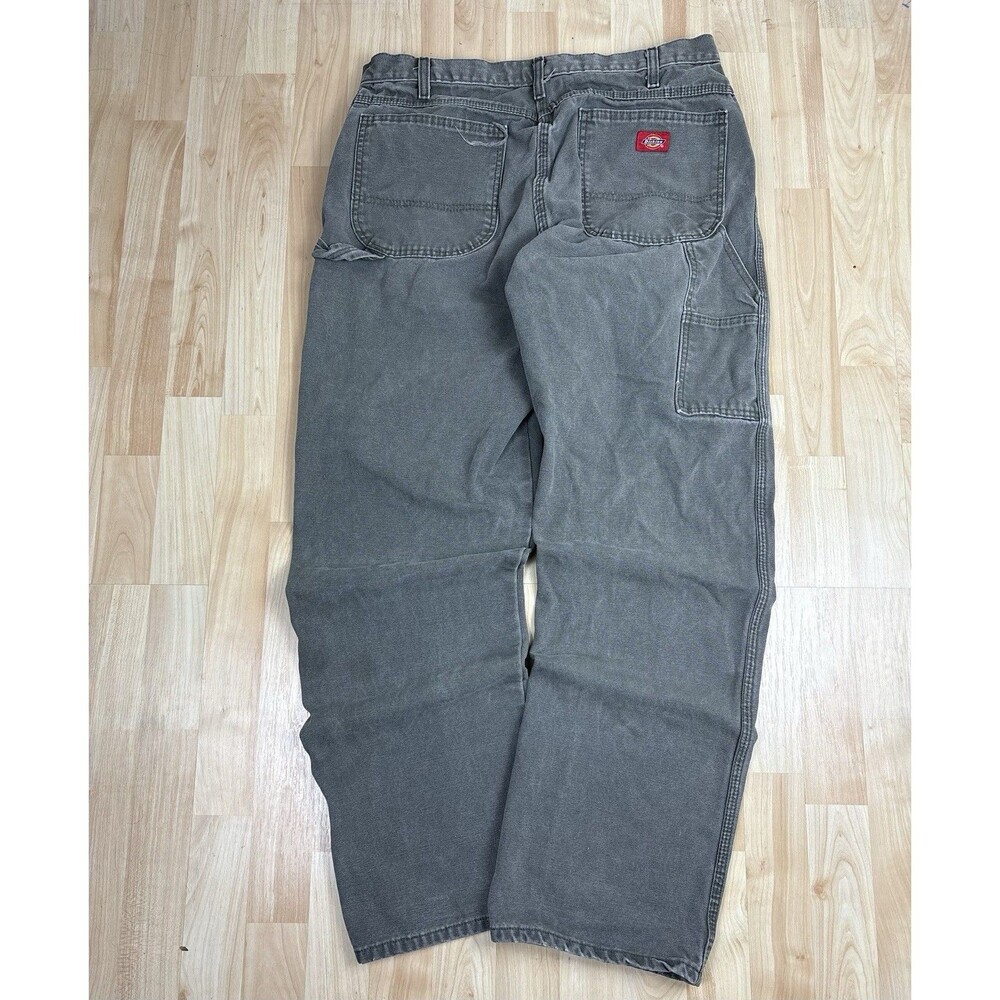 Y2K Dickies Carpenter Pants / Green / Size 36 x 34 / Skate / Work Wear